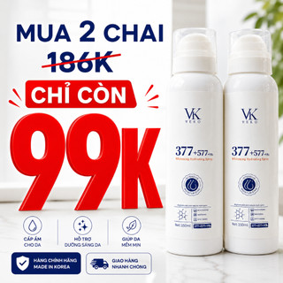 Xịt Dưỡng Trắng Da 377+577+VB3 150ml – Cấp Ẩm, Dưỡng Sáng Da, Hỗ Trợ Mờ Thâm Và Làm Đều Màu Da