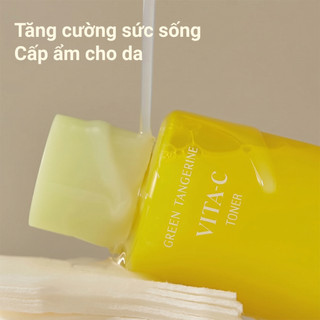 Nước hoa hồng sáng da GOODAL Green Tangerine Vita C Toner chiết xuất quýt xanh 300ml