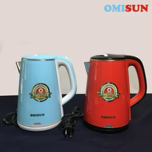 🏆 Ấm Siêu Tốc OMISUN T7 2.5L – Bình Chứa Tối Đa 3.0L – Inox 304 – 2 Lớp Chống Nóng – Hàng chất lượng cao