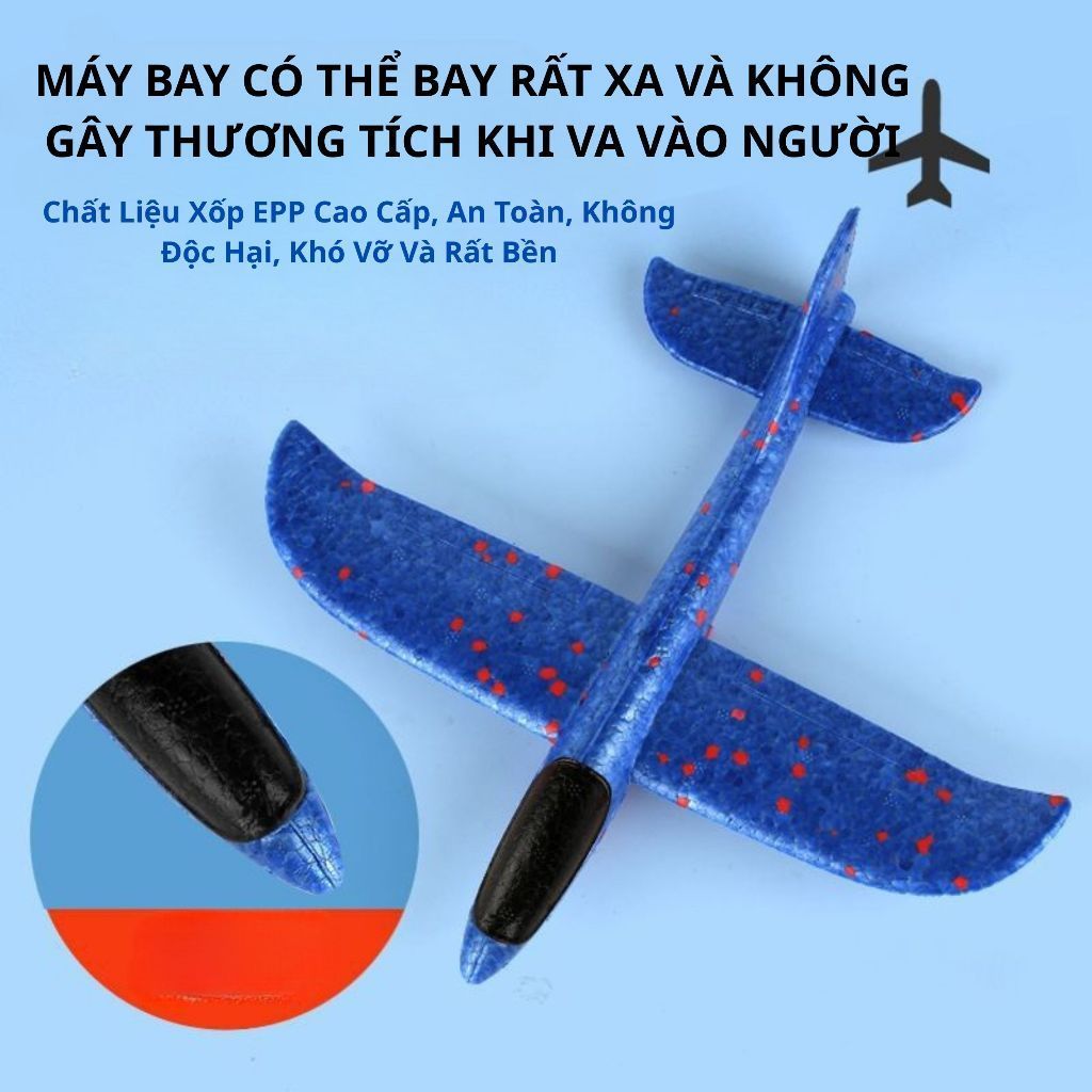 Đồ Chơi Phóng Máy Bay Xốp Cho Bé Hình Khủng Long, Máy Bay Lượn Bằng Xốp Bay Xa, An Toàn Cho Trẻ Em BEERSHOP.TOYS