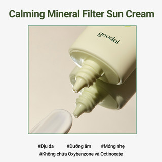 Kem chống nắng làm dịu da GOODAL Houttuynia Cordata vật lí/hóa học/nâng tone SPF 50+ PA ++++  50ml