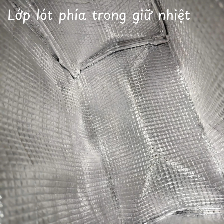 Túi Đựng Cơm Giữ Nhiệt Canvas Họa Tiết Dễ Thương HOMIE, Túi Đựng Cơm Văn Phòng, Đi Học, Picnic