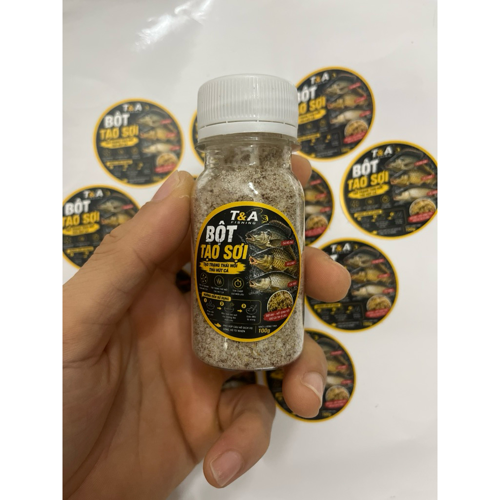 Tơ nhện câu cá T&A - tơ nhện trộn mồi câu, mồi vuốt - chai 50ml