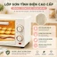 Lò nướng mini RAF Lò nướng đối lưu điện đa năng dung tích 12L công suất 600W thích hợp làm bánh quay thịt