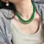 Vòng Cổ Ngọc Đá Nhiều Màu, Dây Chuyền Ngọc Đá, Chuỗi Hạt Ngọc Đá - DAISYN
