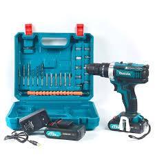 Máy Khoan Pin 3 Chức Năng Khoan Sắt Bắn Vít Lõi Đồng Động Cơ Chổi Than – Tặng Kèm Bộ 24 Chi Tiết