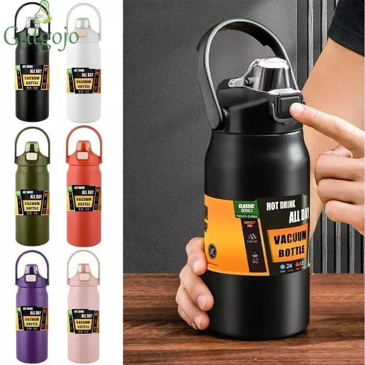 Bình giữ nhiệt thể thao VACUUM BOTTLE Inox 304 2 lớp cách nhiệt có ống hút tiện lợi dung tích 1500ml