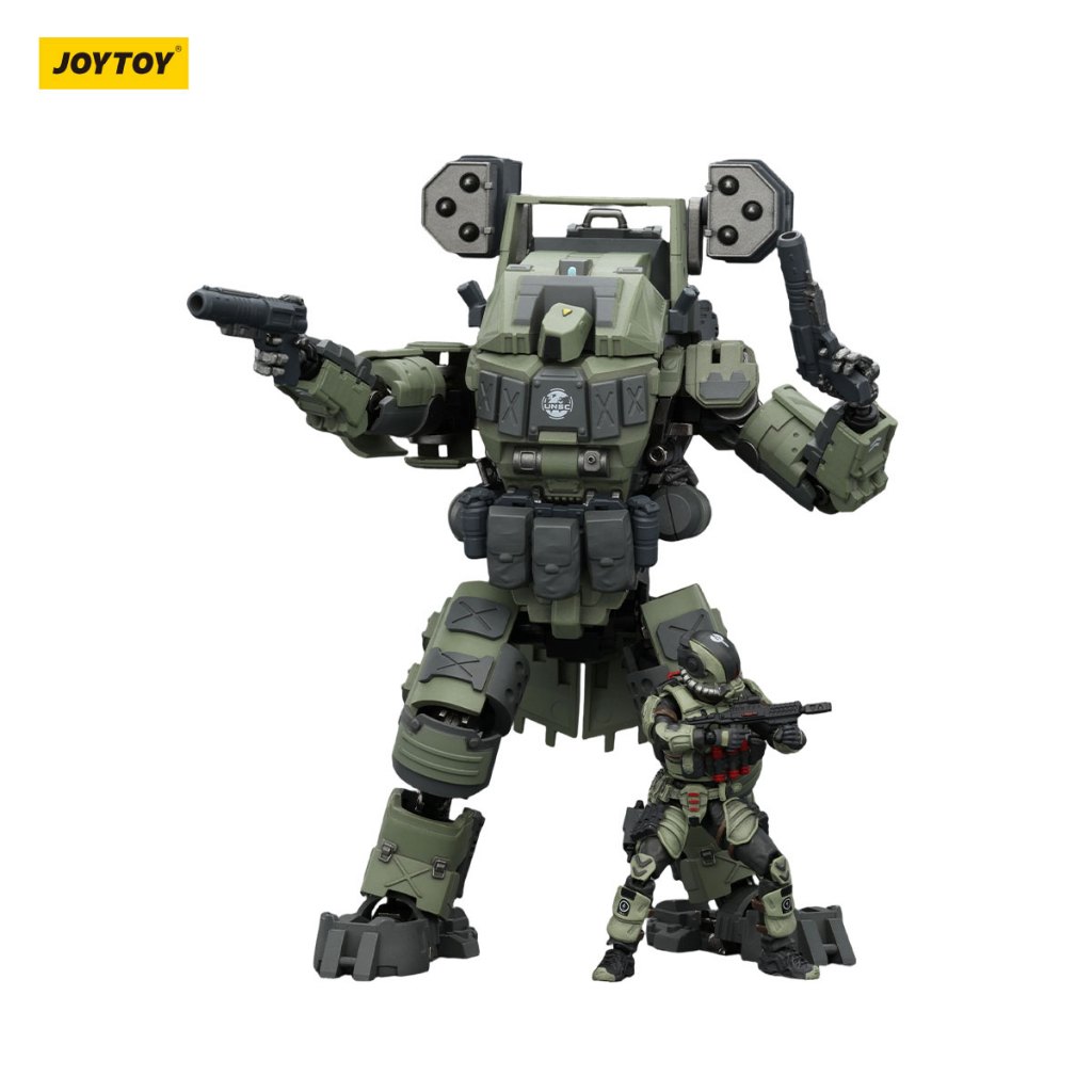 JT03059/JT01987 (Có Pilot) JoyToy APOC Series Iron Assault Fire Support Mech Và Marco Chính Hãng