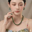 Vòng Cổ Ngọc Đá Nhiều Màu, Dây Chuyền Ngọc Đá, Chuỗi Hạt Ngọc Đá - DAISYN