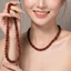 Vòng Cổ Ngọc Đá Nhiều Màu, Dây Chuyền Ngọc Đá, Chuỗi Hạt Ngọc Đá - DAISYN