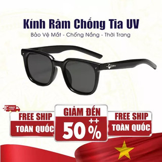 Kính mát gọng mắt mèo logo sao nổi dành cho nam nữ phong cách Trung Hàn k121