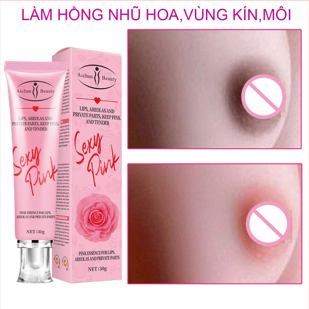Kem làm hồng vùng bikini môi_nhũ hoa__collagen ngừa khô nứt môi,làm  tự nhiên, Không chứa siliconi
