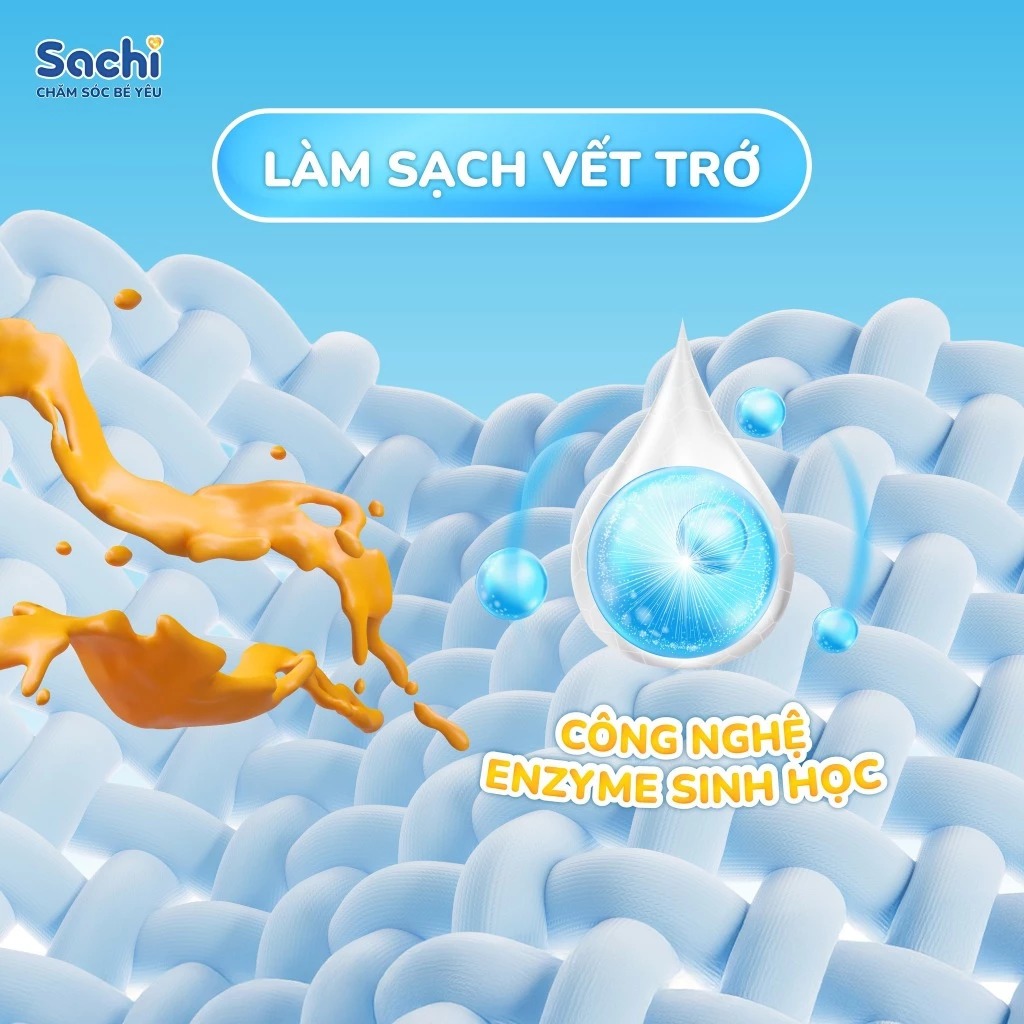 Nước Giặt Xả Cho Bé Sachi 2kg Hương Thơm Dịu Nhẹ, Làm Sạch Vết Bẩn, Làm Mềm và Giữ Bền Màu Vải