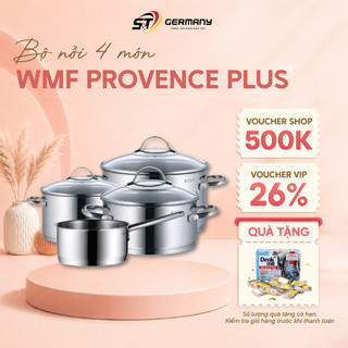 Bộ Nồi WMF Provence Plus 4 Món Thép Không Gỉ, Dễ Dàng Vệ Sinh, hấp thụ Nhiệt nhanh GermanySnT HCM 70043