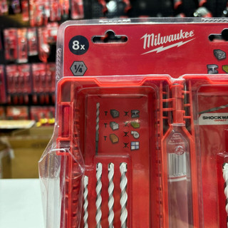 Bộ Mũi Khoan Đa Năng 8 Chi Tiết Milwaukee 4932471112 | Khoan Bê Tông, Gạch, Tường, Đa Vật Liệu
