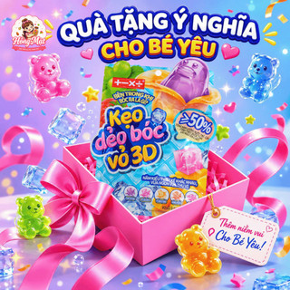 Kẹo Dẻo Bóc Vỏ 3D Pandu Hình Thú Vị Trái Cây Hỗn Hợp Ăn Vặt Vui Nhộn Cho Bé