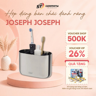 Hộp đựng bàn chải đánh răng nhà tắm Joseph Joseph EasyStore Luxe Large (Steel) 70581  GermanySnT HCM 510060