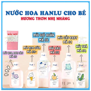 Xịt Thơm Body, Thơm Quần Áo Hương Nhẹ Nhàng Cho Mẹ Và Bé Hanlu