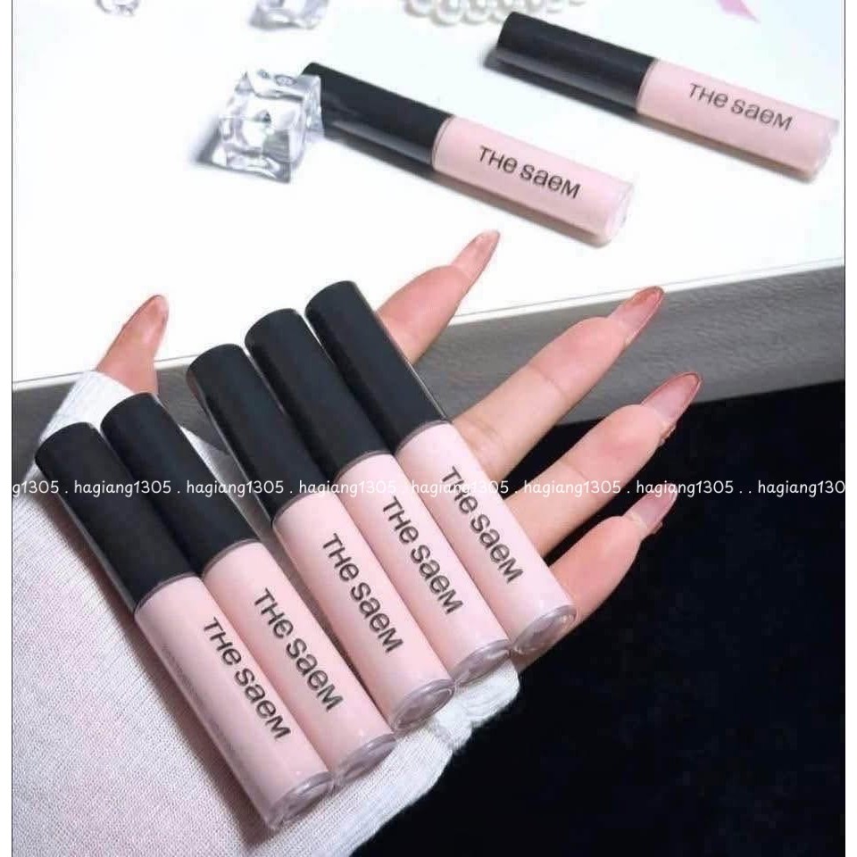 Kem che khuyết điểm The Saem Cover Perfection Tip Concealer Spf28 PA++ (6.5g) - Che khuyết điểm