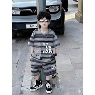 SÉT bộ bé trai siêu HOT mùa hè 2026 sz 15-45 kg, chất liệu poly cá sấu thoáng mát, thời trang(T01)