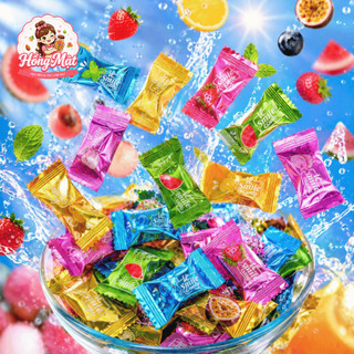 Kẹo C Hoa Quả Pandu Viên Nén Vị Trái Cây Thơm Mát Gói Lớn 1kg