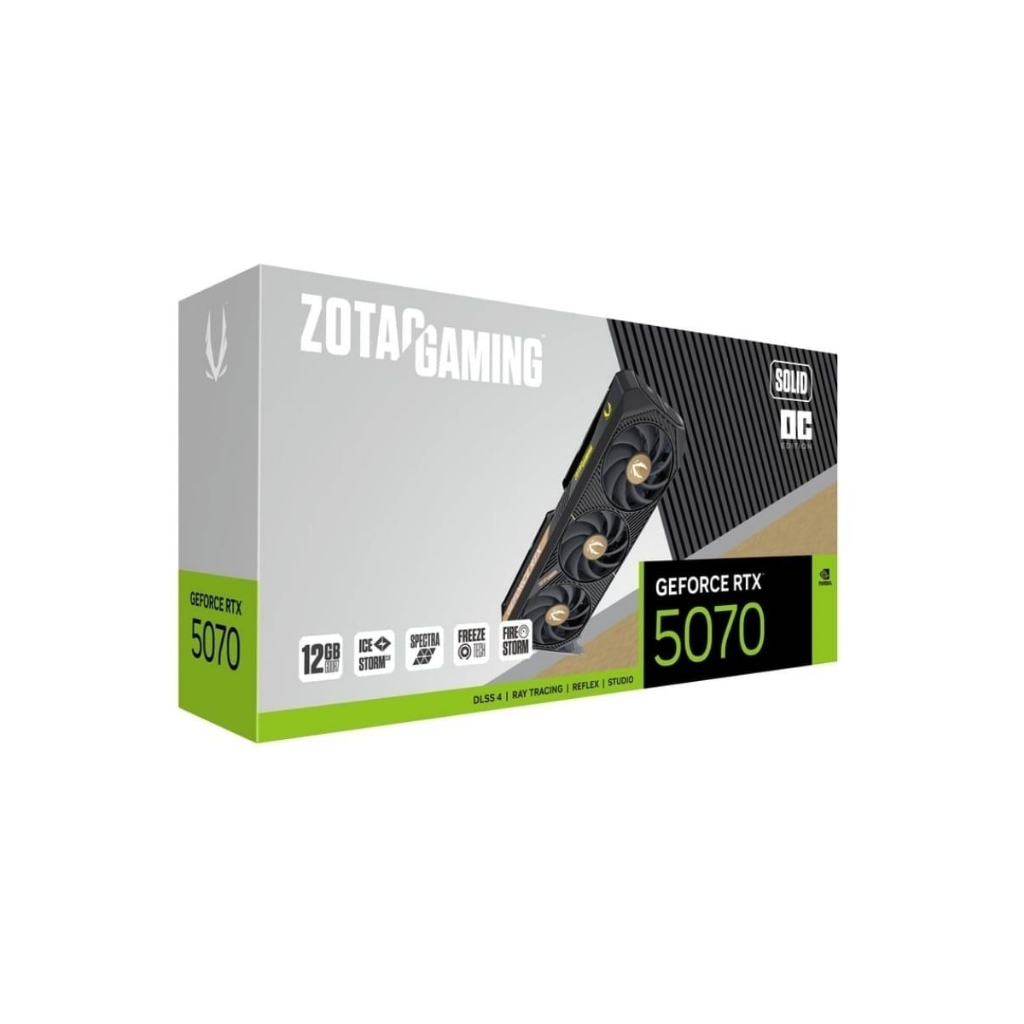 VGA ZOTAC GAMING RTX 5070 SOLID OC 12GB GDDR7 - Card Màn Hình Gaming | BigBuy360 - bigbuy360.vn