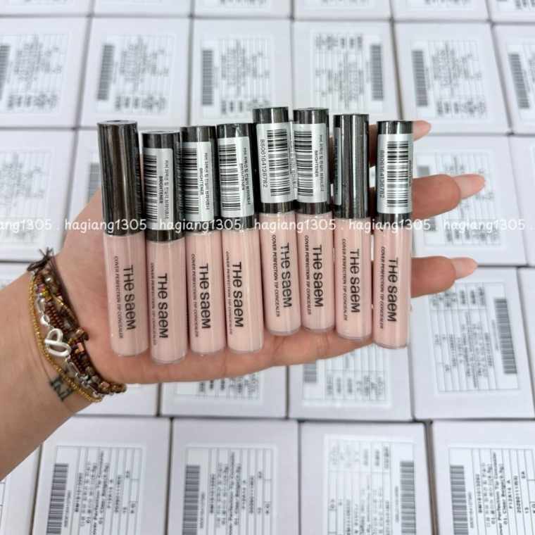 Kem che khuyết điểm The Saem Cover Perfection Tip Concealer Spf28 PA++ (6.5g) - Che khuyết điểm