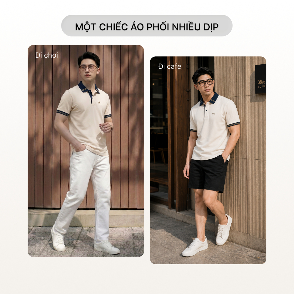 [ 17.7 có hàng ] Polo nam HAFOS HORSE họa tiết sang trọng,chất liệu vải dày dặn. Polo công sở, đi chơi hằng ngày đều hợp