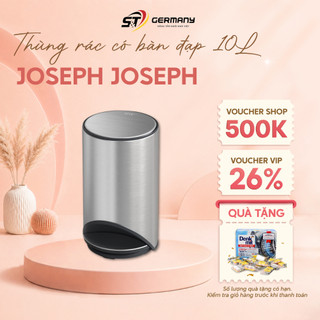 Thùng rác có bàn đạp 10L Joseph Joseph 30152, 30151 , thùng rác nhà bếp  tiết kiệm không gian GermanySnT HCM