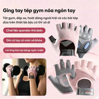 (TX)Găng Tay Chống Nắng Tập Yoga Cho Nam Và Nữ Chống Trượt Tập Yoga, Gym, Đạp Xe Dày Dặn