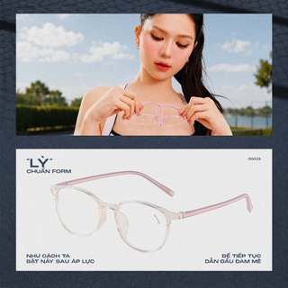 [BST KEO LỲ - NGỌC TRINH] Gọng kính cận thời trang ANNA dáng chữ nhật chất liệu nhựa dẻo tự phục hồi 1111100031