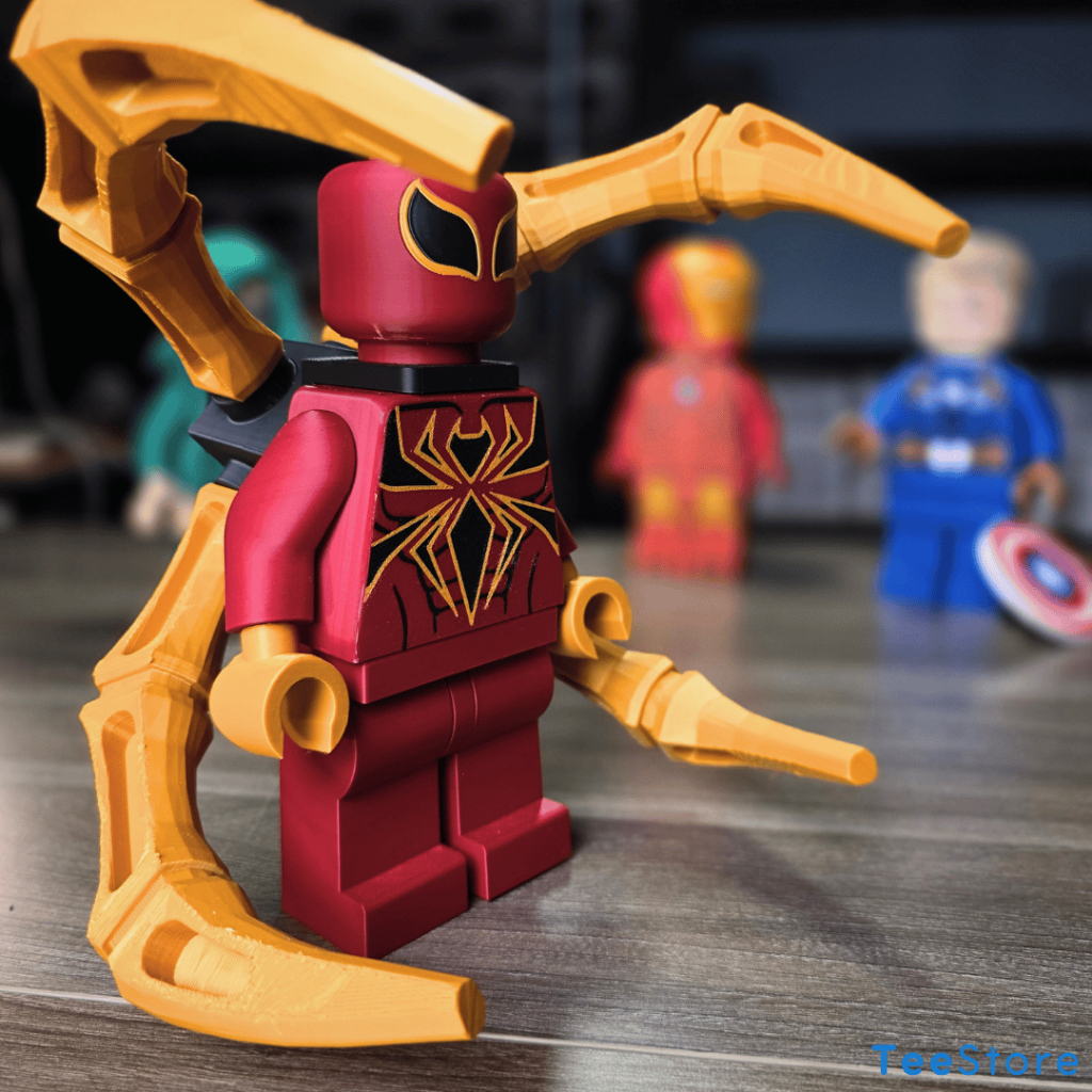 [500%] Mô Hình Brick Nhện Giáp Sắt 20cm | Mega Figure 500% PLA+ Decor | Ma Vồ Collection