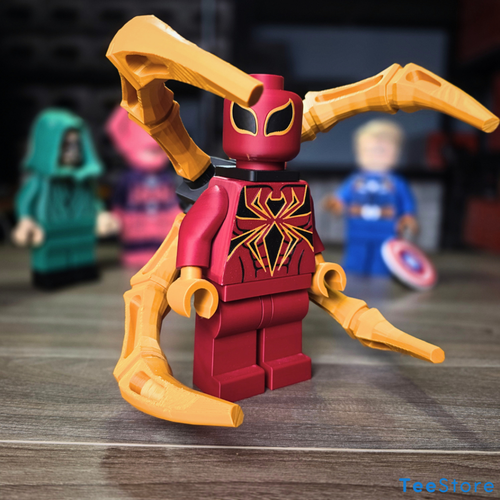 [500%] Mô Hình Brick Nhện Giáp Sắt 20cm | Mega Figure 500% PLA+ Decor | Ma Vồ Collection