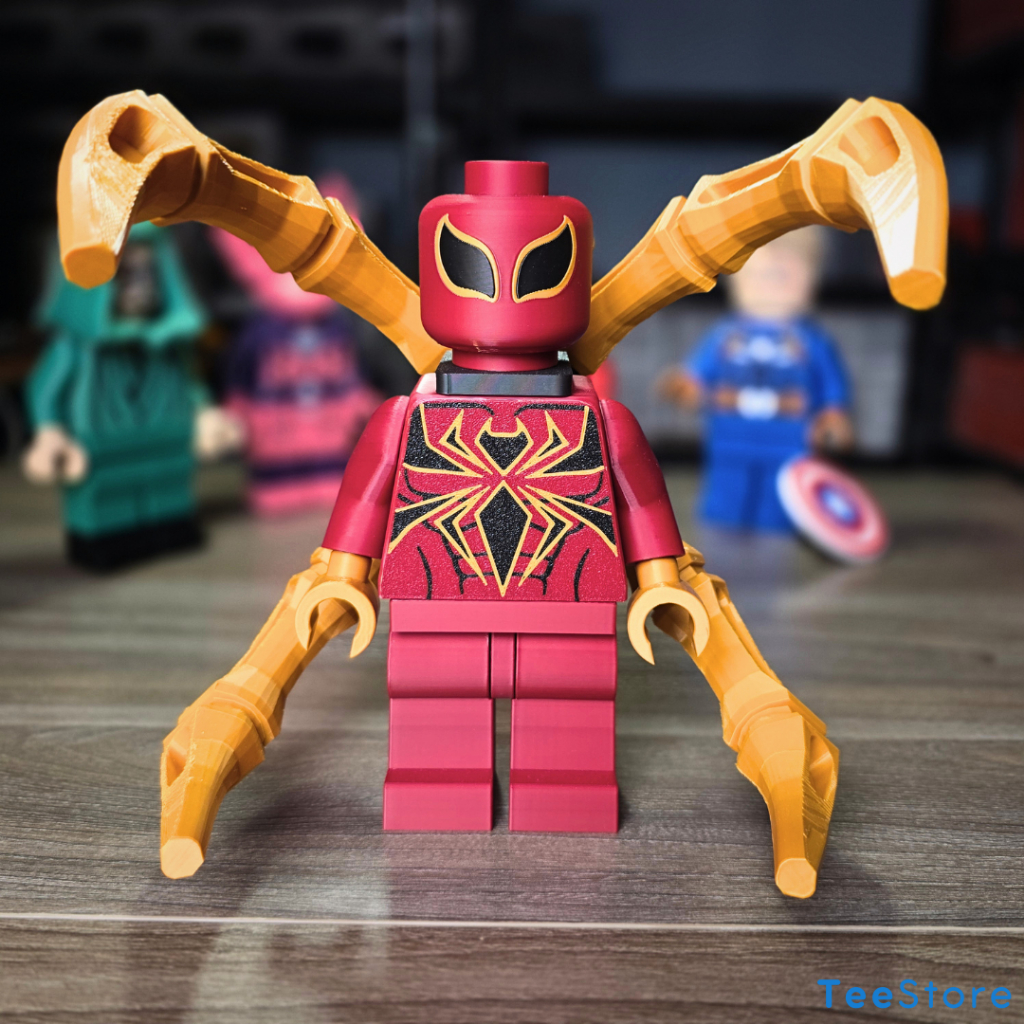 [500%] Mô Hình Brick Nhện Giáp Sắt 20cm | Mega Figure 500% PLA+ Decor | Ma Vồ Collection