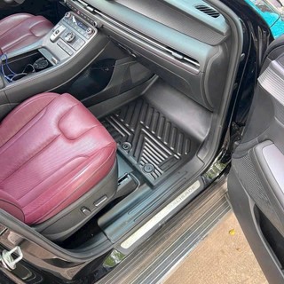 Thảm lót sàn ô tô HYUNDAI PALISADE TOPCAR chất liệu nhựa TPE nguyên sinh cao cấp không chứa chất độc hại