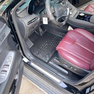 Thảm lót sàn ô tô HYUNDAI PALISADE TOPCAR chất liệu nhựa TPE nguyên sinh cao cấp không chứa chất độc hại