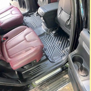 Thảm lót sàn ô tô HYUNDAI PALISADE TOPCAR chất liệu nhựa TPE nguyên sinh cao cấp không chứa chất độc hại