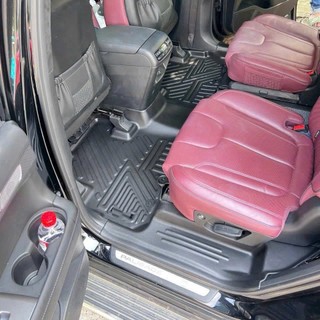 Thảm lót sàn ô tô HYUNDAI PALISADE TOPCAR chất liệu nhựa TPE nguyên sinh cao cấp không chứa chất độc hại