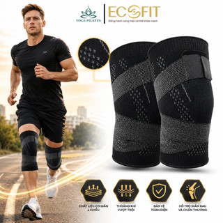 Đai Bảo Vệ Đầu Gối ECOFIT 7729, Co Giãn, Ổn Định Khớp Khi Vận Động, Chạy Bộ, Cầu Lông, Pickelball