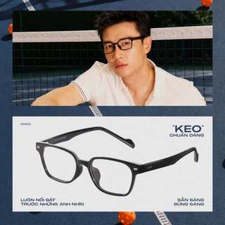 [BST KEO LỲ - QUỐC TRƯỜNG] Gọng kính cận thời trang ANNA dáng vuông chất liệu nhựa dẻo tự phục hồi 1111100059