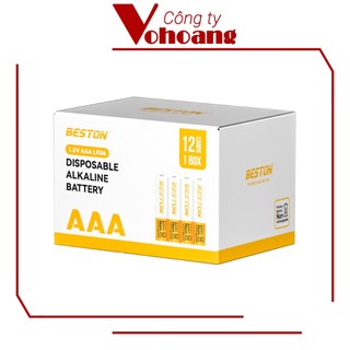Hộp 48 Pin nhí Beston AAA chống chảy Alkaline thế hệ mới, thời gian sử dụng lâu hơn