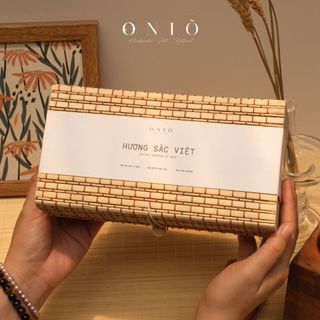 Set quà tặng Hương Sắc Việt - Hương thơm tinh dầu, quà lưu niệm Việt Nam, BST Đất Việt - ONIÕ