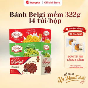 Bánh bông lan Belgi 322g