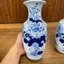 Lọ Hoa Thờ Dáng Lộc Bình Bát Tràng Men Lam Hàng Vẽ Kĩ Họa Tiết Sen - Bình Hoa Thờ Cúng H27-H35