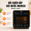 Nồi Chiên Hơi Nước Morico MA801 16L, Công Nghệ Steam Frying, 53 Thực Đơn Tự Động, Khoang Inox 304