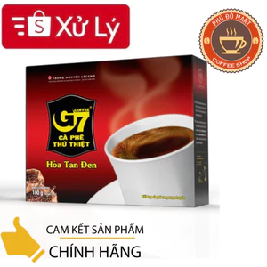 Cà Phê G7 Đen Hòa Tan ( Không có đường và không có sữa ) Hộp 50 Gói - Trung Nguyên