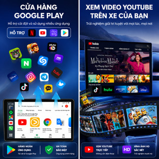Carlinkit 8+128GB Apple Carplay Android Auto Box Bộ chuyển đổi Carplay có dây sang không dây Ai Box Android 13 bộ nhớ