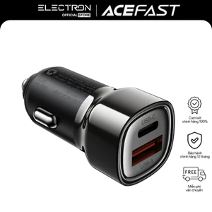 Tẩu Sạc Nhanh Ô Tô 45W USB-C + USB-A Hỗ Trợ PD QC Sạc Nhanh Thiết Kế Mini Nhỏ Gọn ACEFAST B20