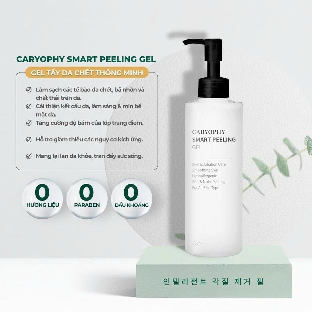 (Hàng Công TY) Tẩy Tế Bào Chết Thông Minh Caryophy Smart Peeling Gel Ngăn Ngừa Mụn 250ml vanillacosmetics