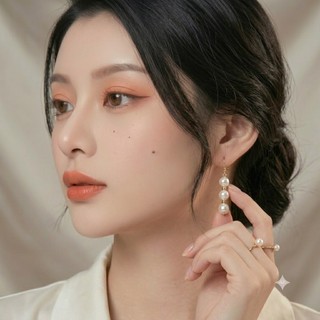 [ DAISYN ] N951 Bông tai nữ 3 hạt lớn ngọc trai nhân tạo  xinh xắn cho nữ
